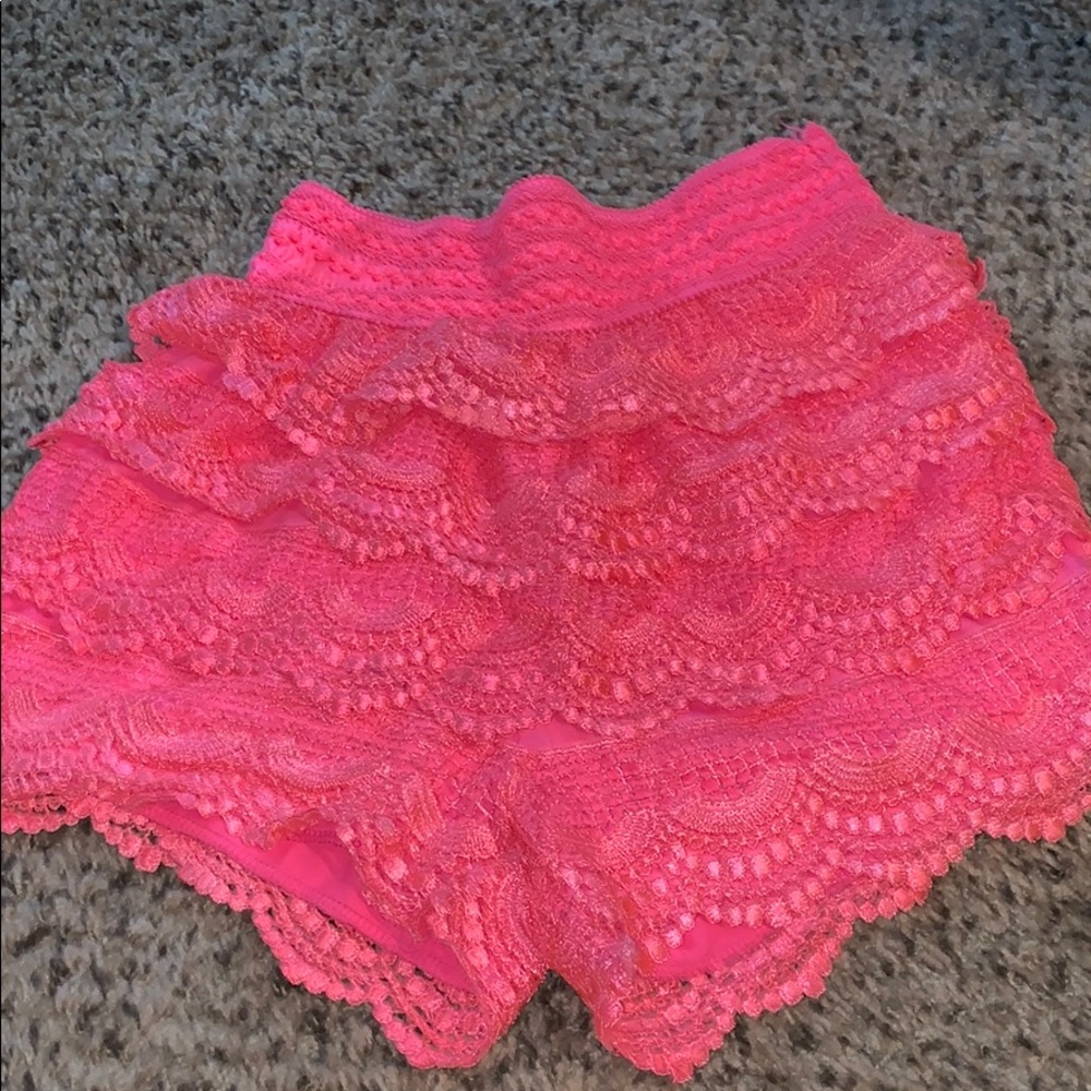 Pink shorts